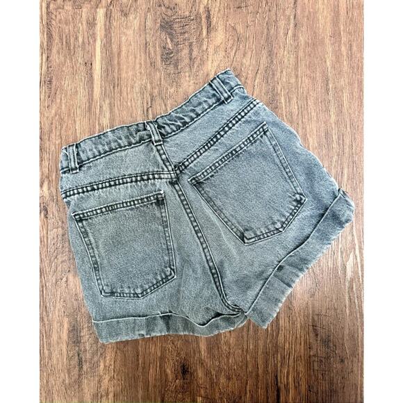 American Apparel Black Jean Shorts - Picture 2 of 5